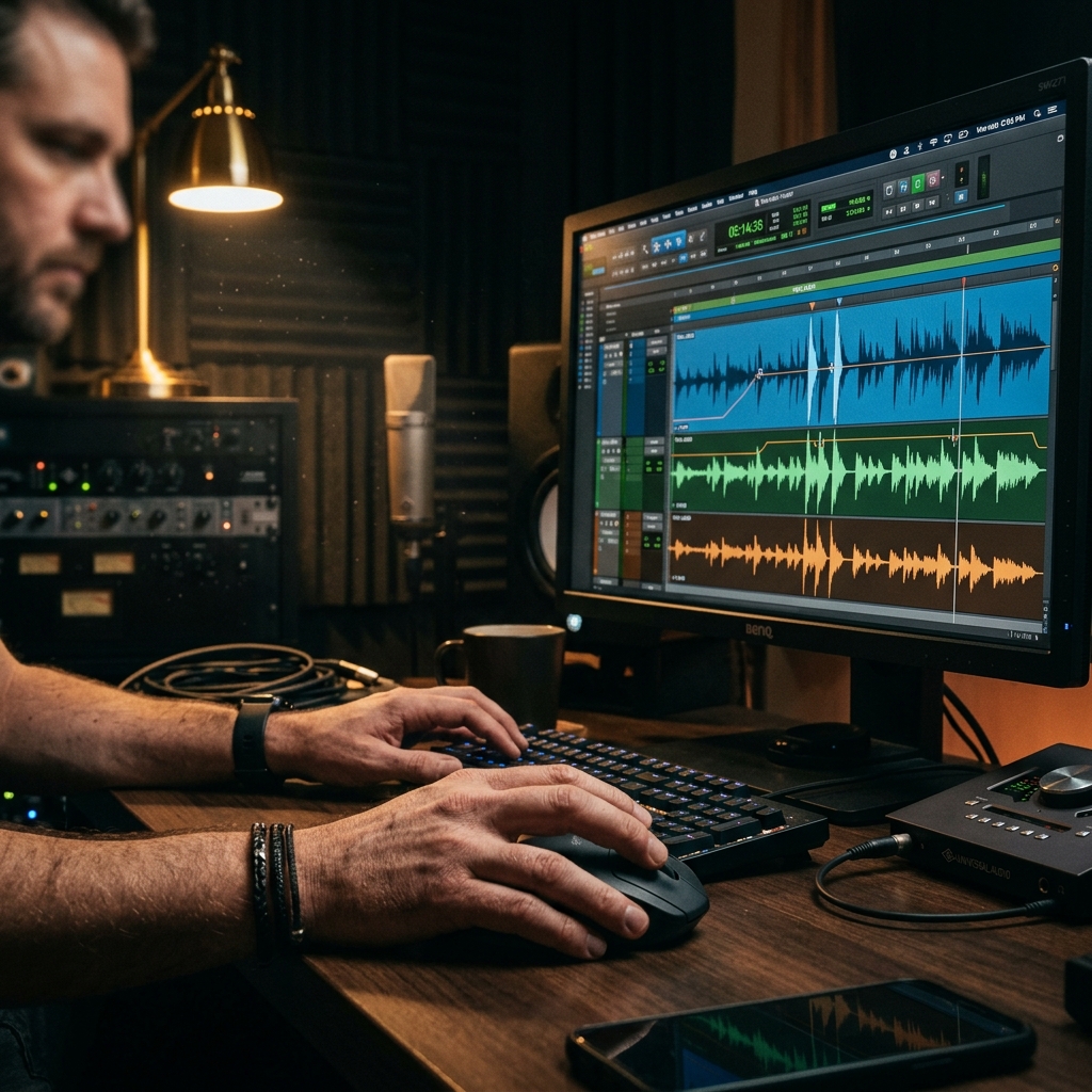 Vocal-Editing in der DAW